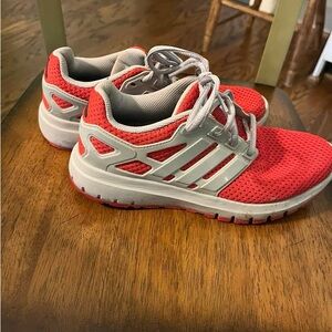 Adidas Cloudfoam Ortholite Running Shoes Size Women’s 6.5 - Custom Red & Gray